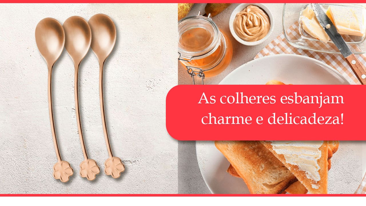 Jogo de Colheres Sobremesa L'Hermitage Romantique