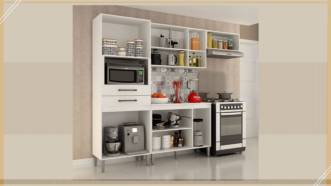 Cozinha Compacta CHF Móveis Livia