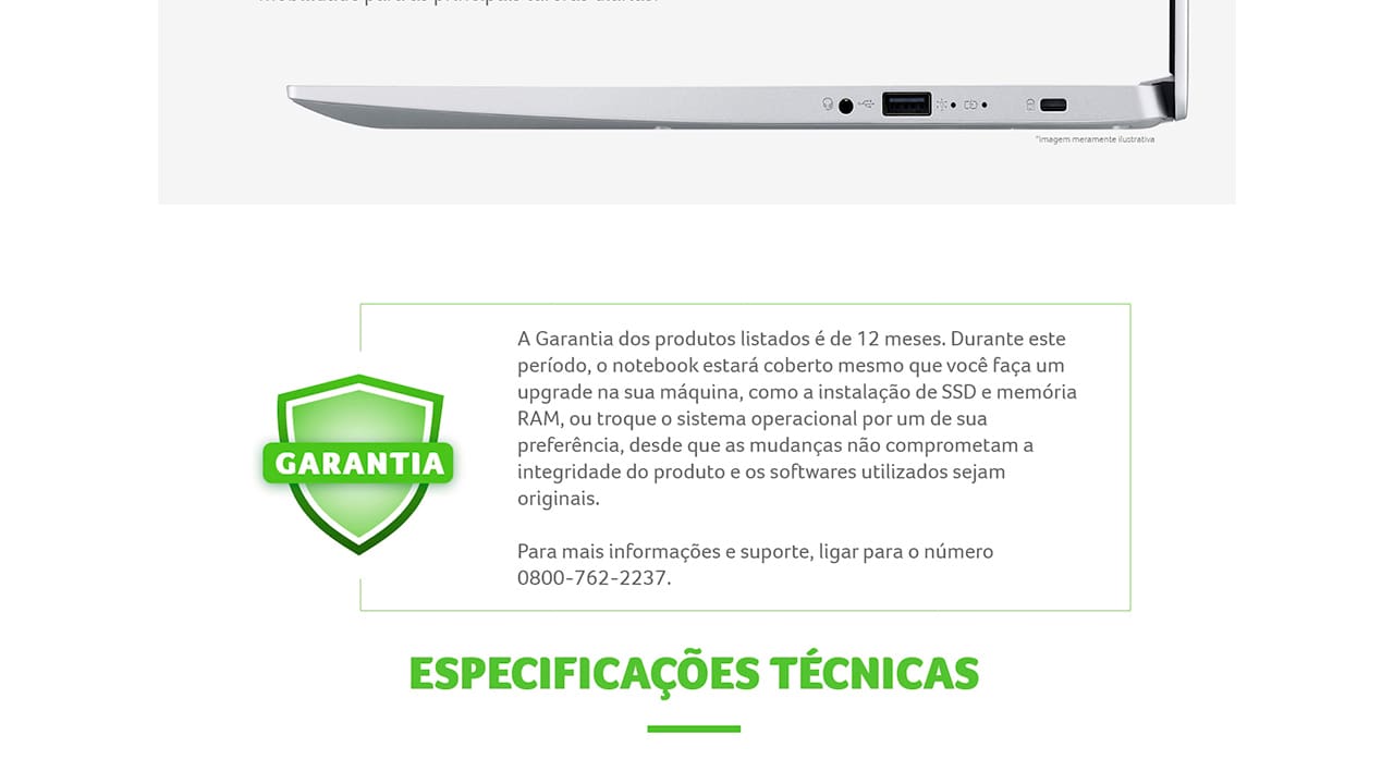 NOT ACER A515-54G-55HW CI5/8GB/256SSD/15.6/W11 - 55048486