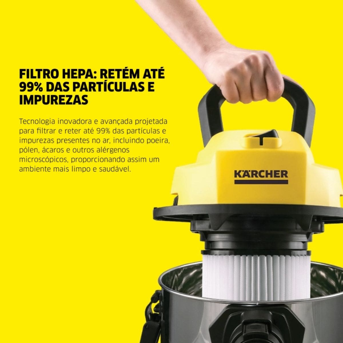 Aspirador de Pó e Líquido Karcher WDL 1s