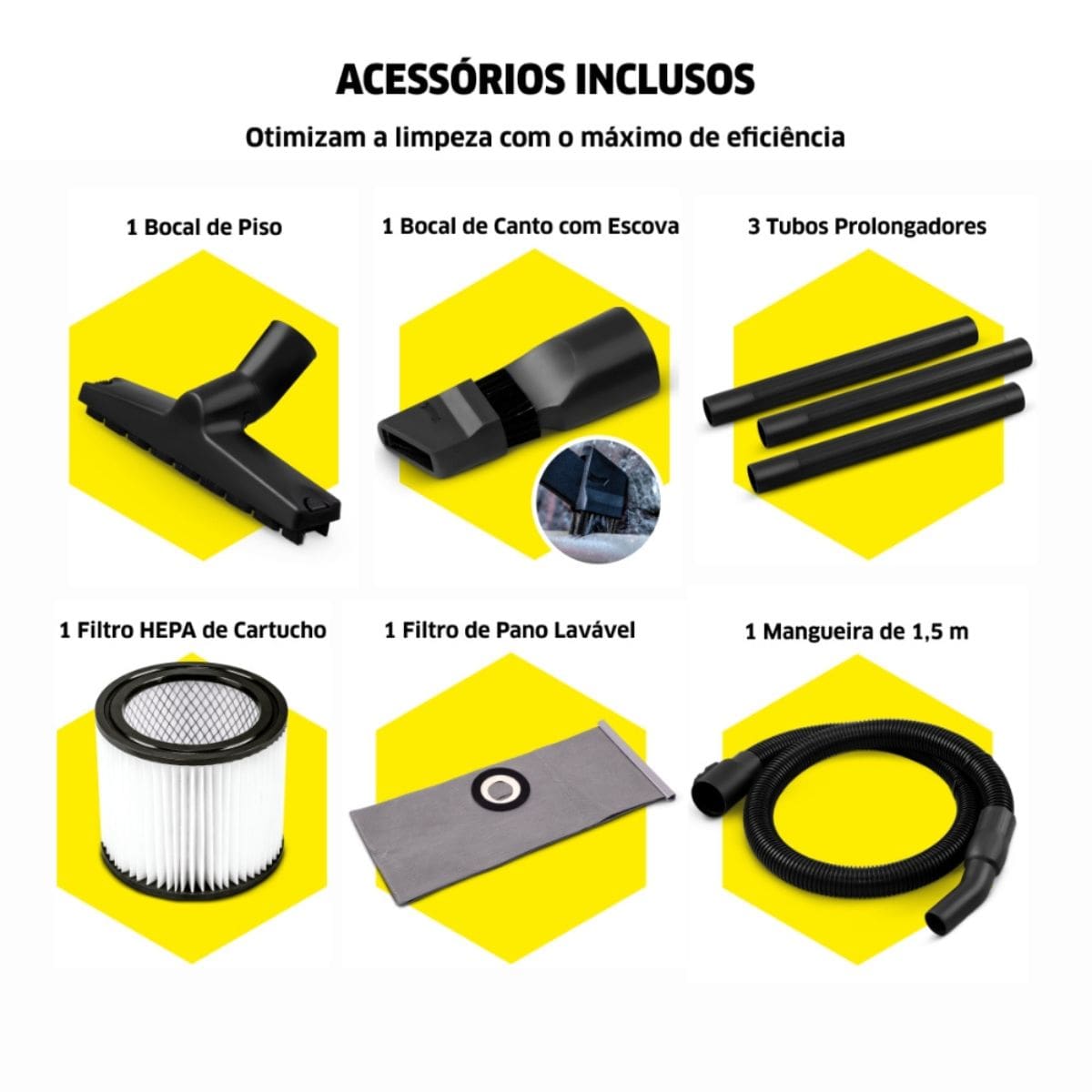 Aspirador de Pó e Líquido Karcher WDL 1s