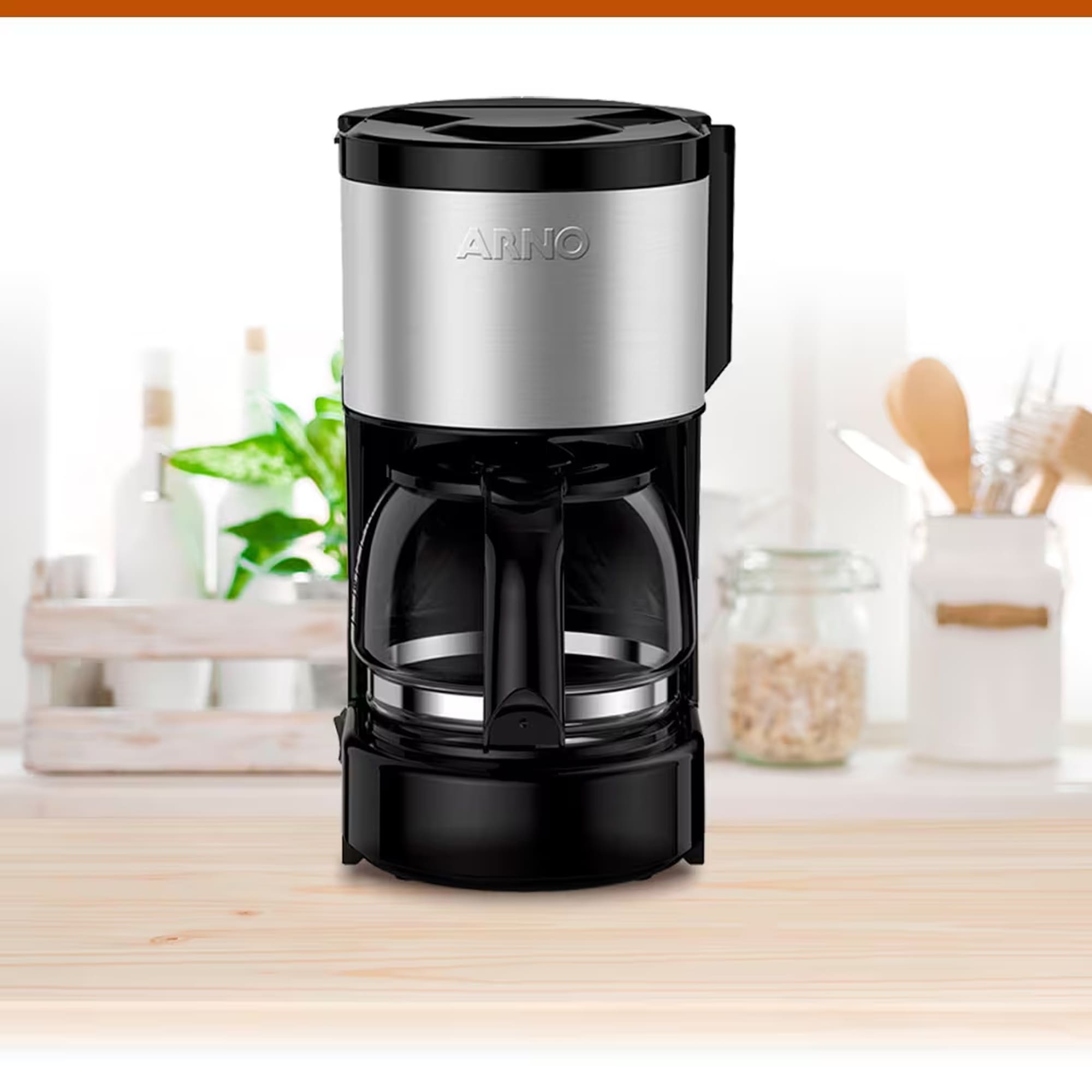 Cafeteira Elétrica Arno Perfectta Inox 0,6 L 15 Xícaras