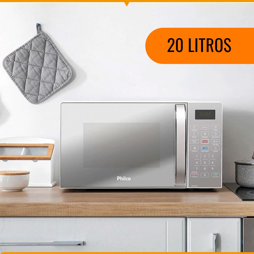 Forno Microondas Philco PMO23EB 20 litros