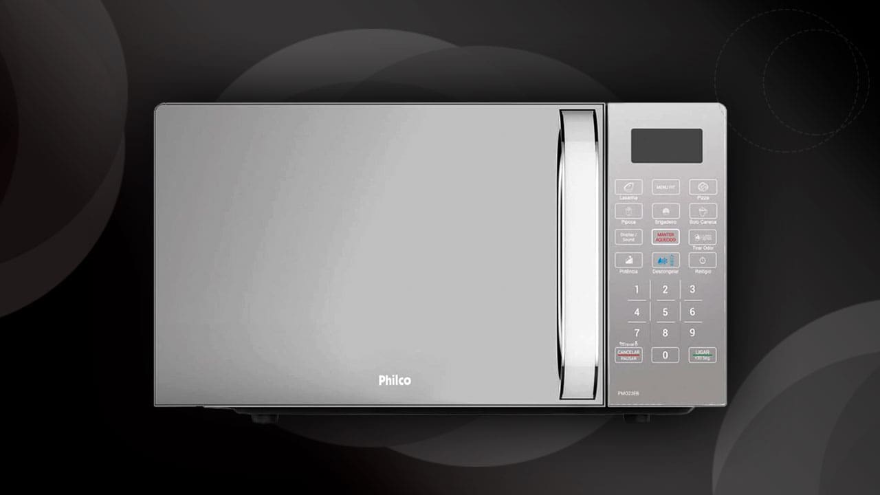Forno Microondas Philco PMO23EB Prata