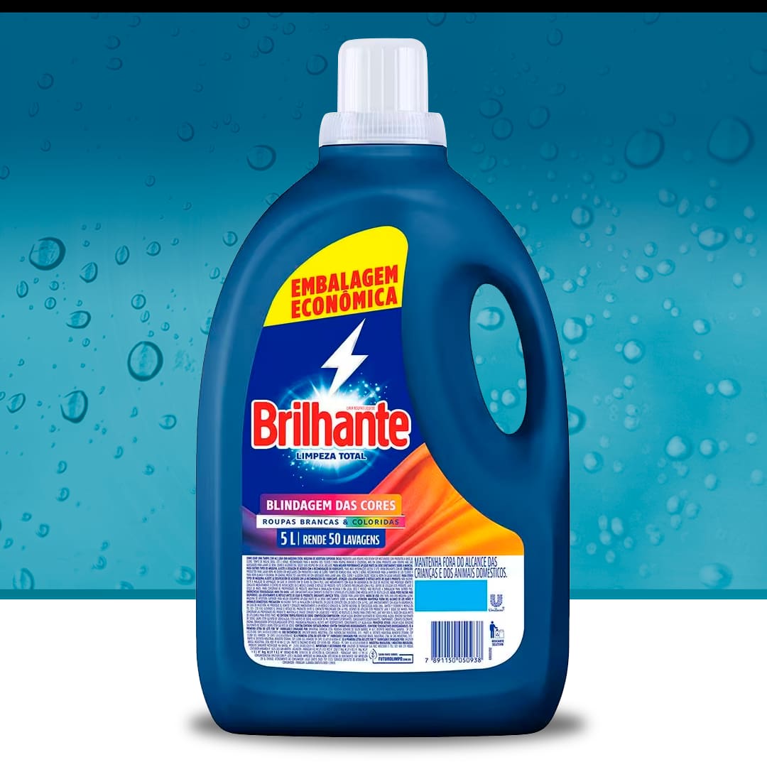 Sabão Líquido Brilhante Limpeza Total Blindagem das Cores 5L