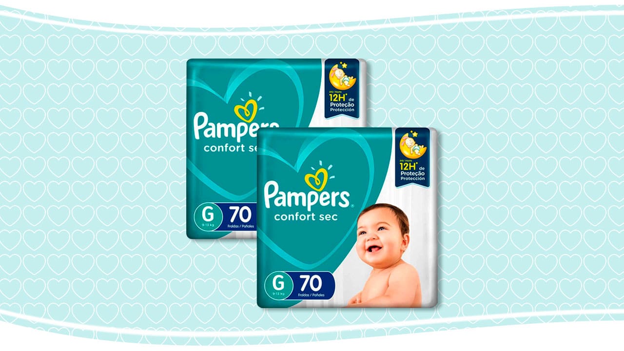 Fralda Pampers Confort Sec G