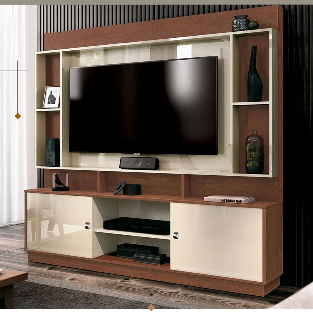 Estante Home EDN Tetris para TV de até 50 polegadas