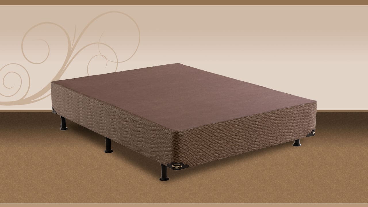 Base Box Casal Ortobom Magnyfic Marrom