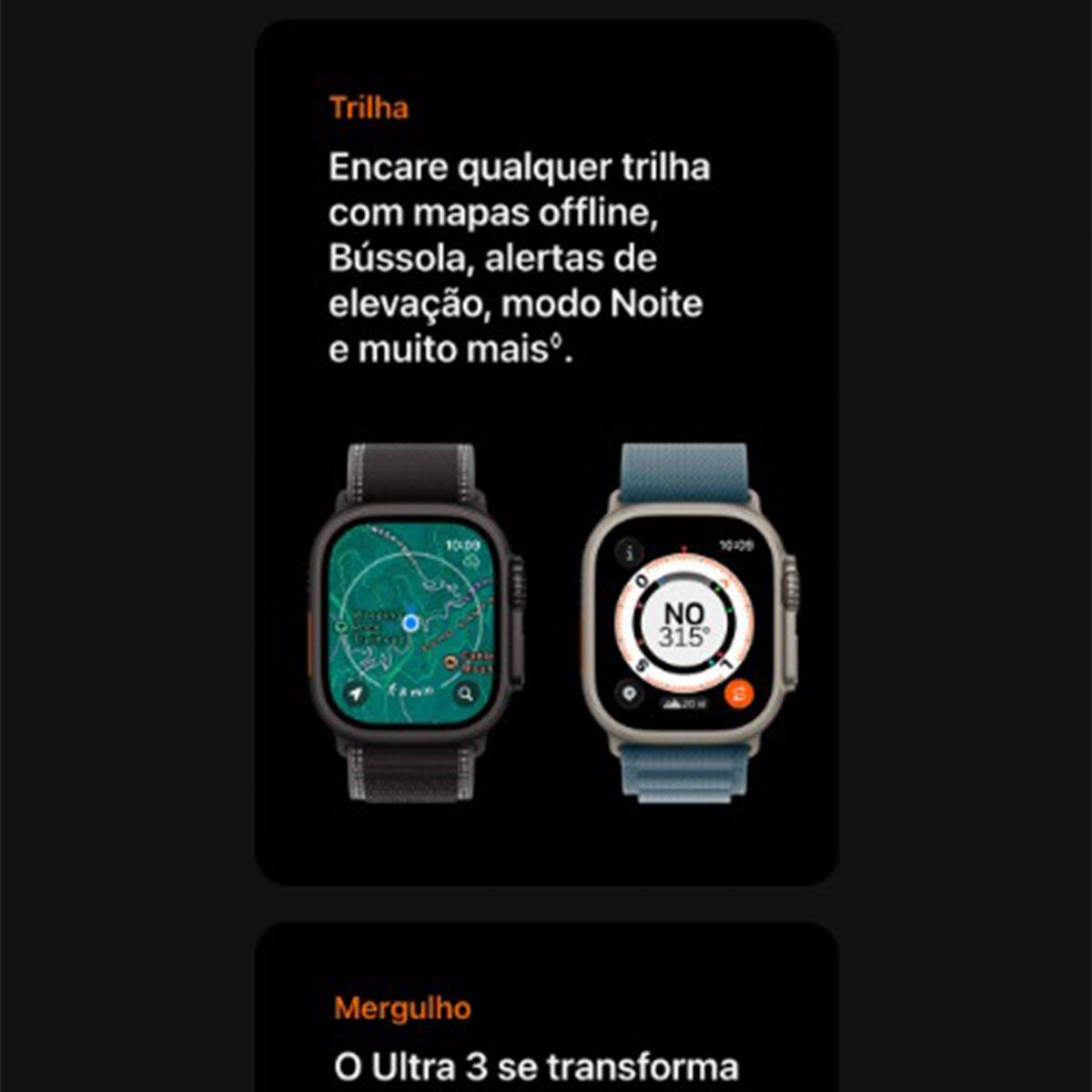 Apple Watch Ultra 3 GPS+ Cellular 49mm Pulseira