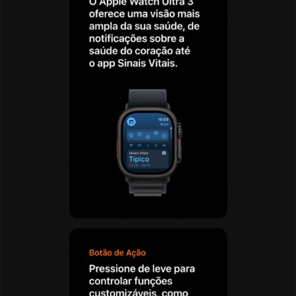Apple Watch Ultra 3 GPS+ Cellular 49mm Pulseira