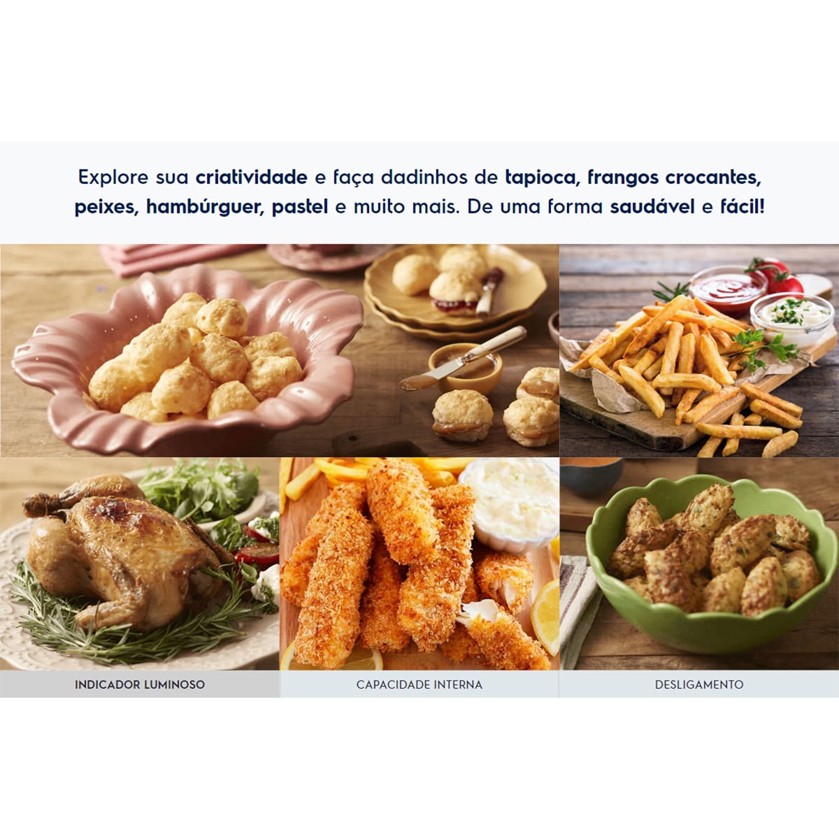 Fritadeira Elétrica Sem Óleo Air Fryer Electrolux 