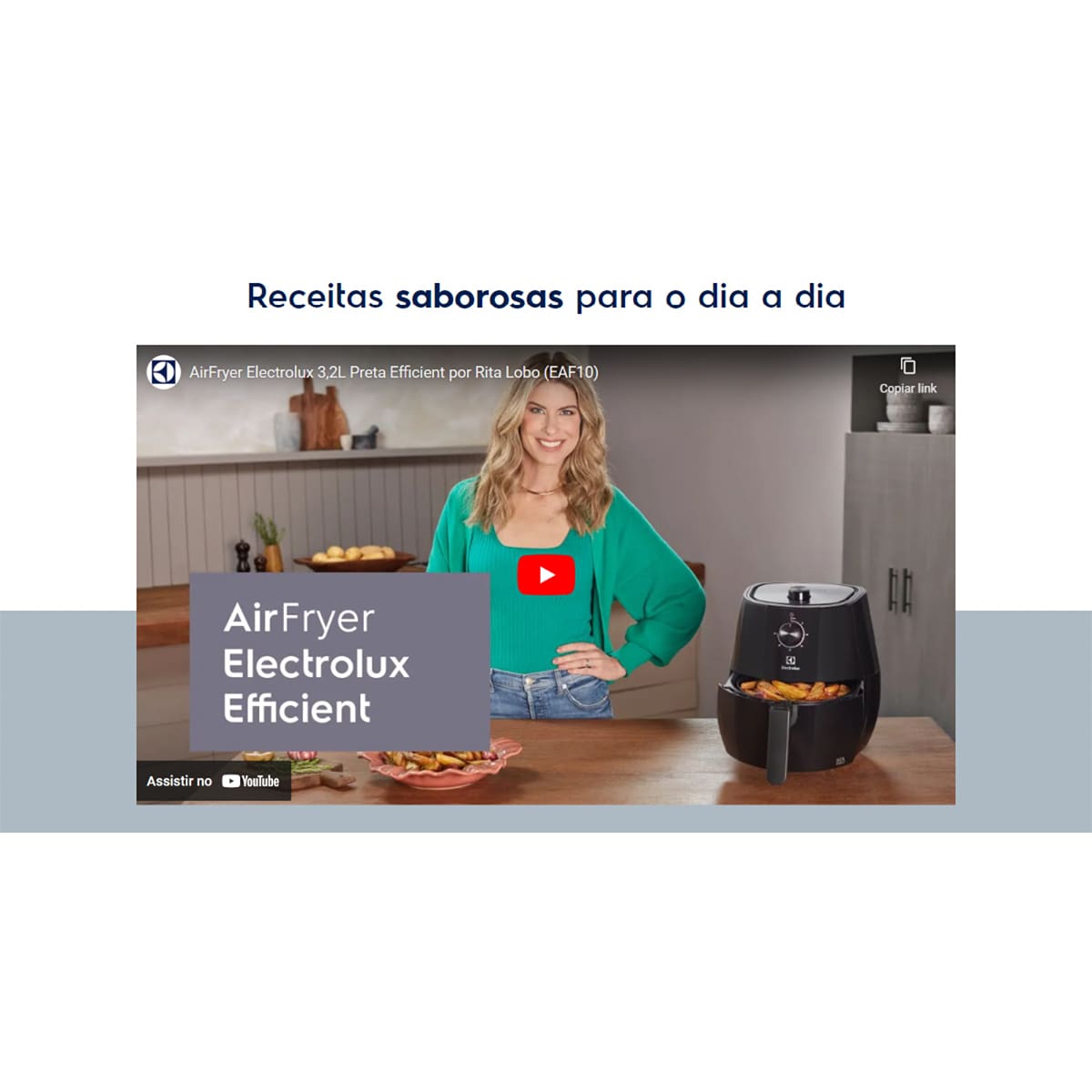 Fritadeira Elétrica Sem Óleo Air Fryer Electrolux 