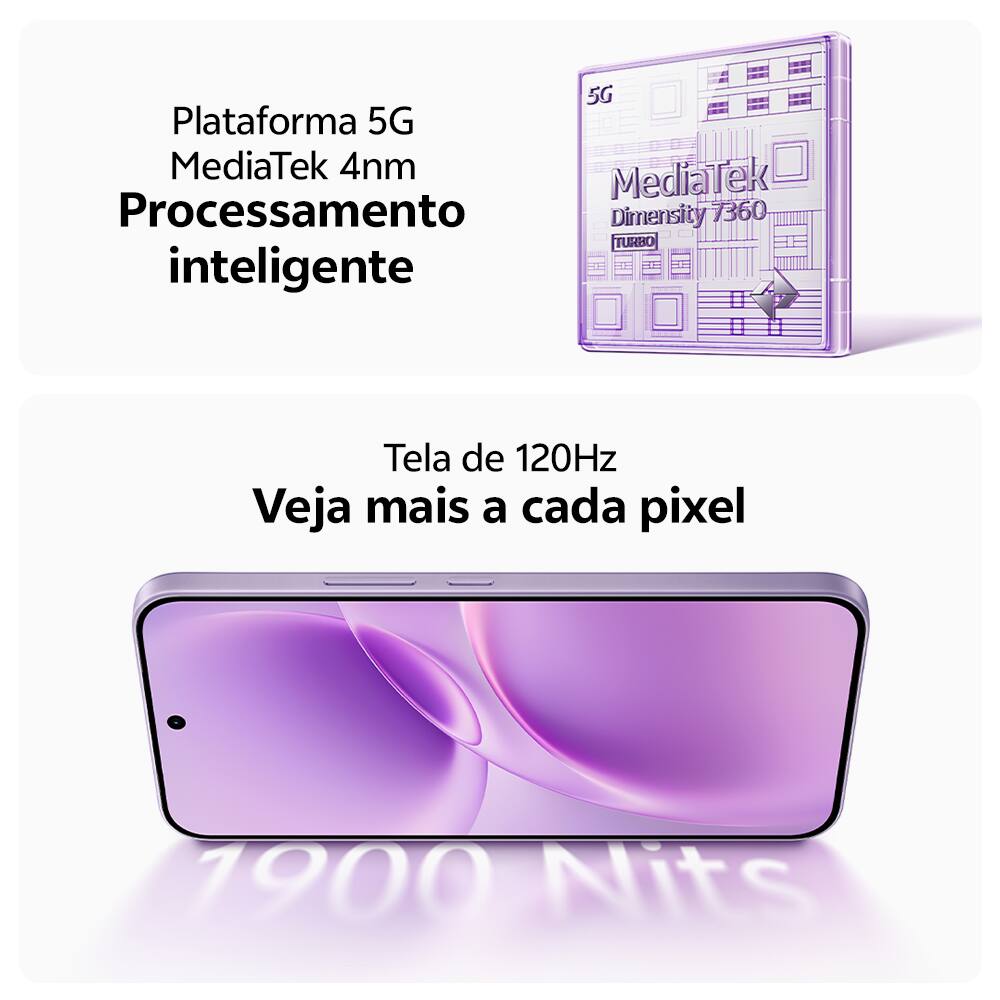 Smartphone JOVI V70 5G Tela 6.83" 256GB Câmera 200MP Bateria 7000mAh