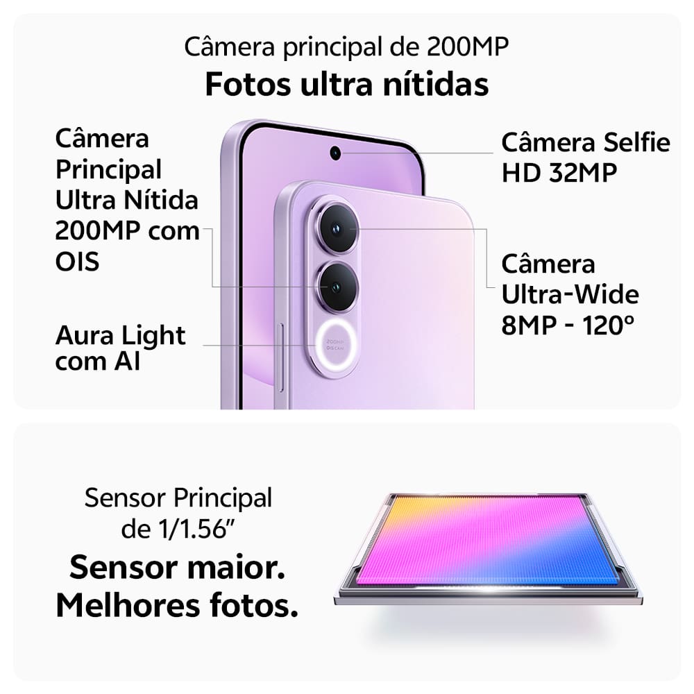 Smartphone JOVI V70 5G Tela 6.83" 256GB Câmera 200MP Bateria 7000mAh