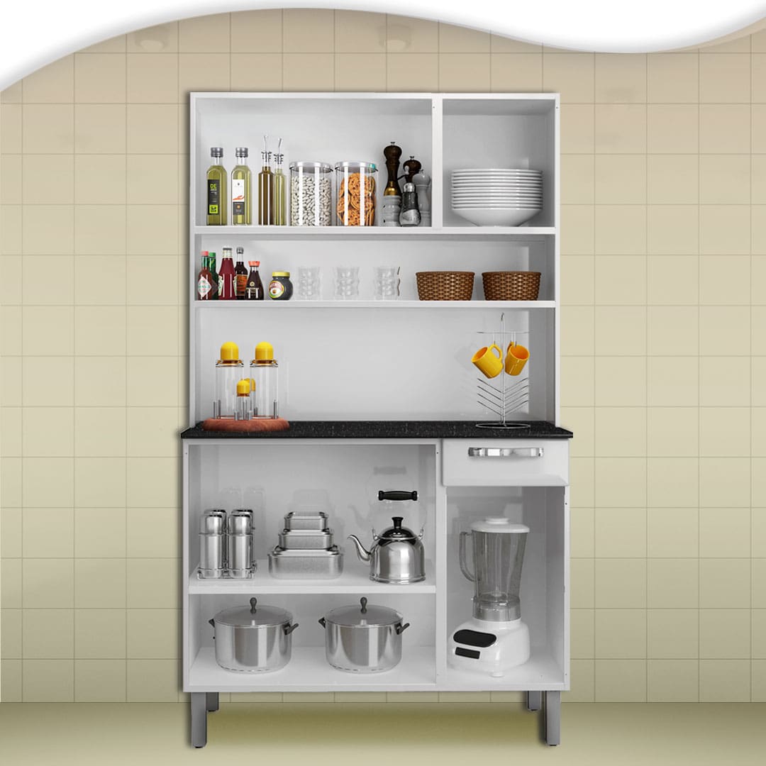 Cozinha Compacta Itatiaia Rose Aço