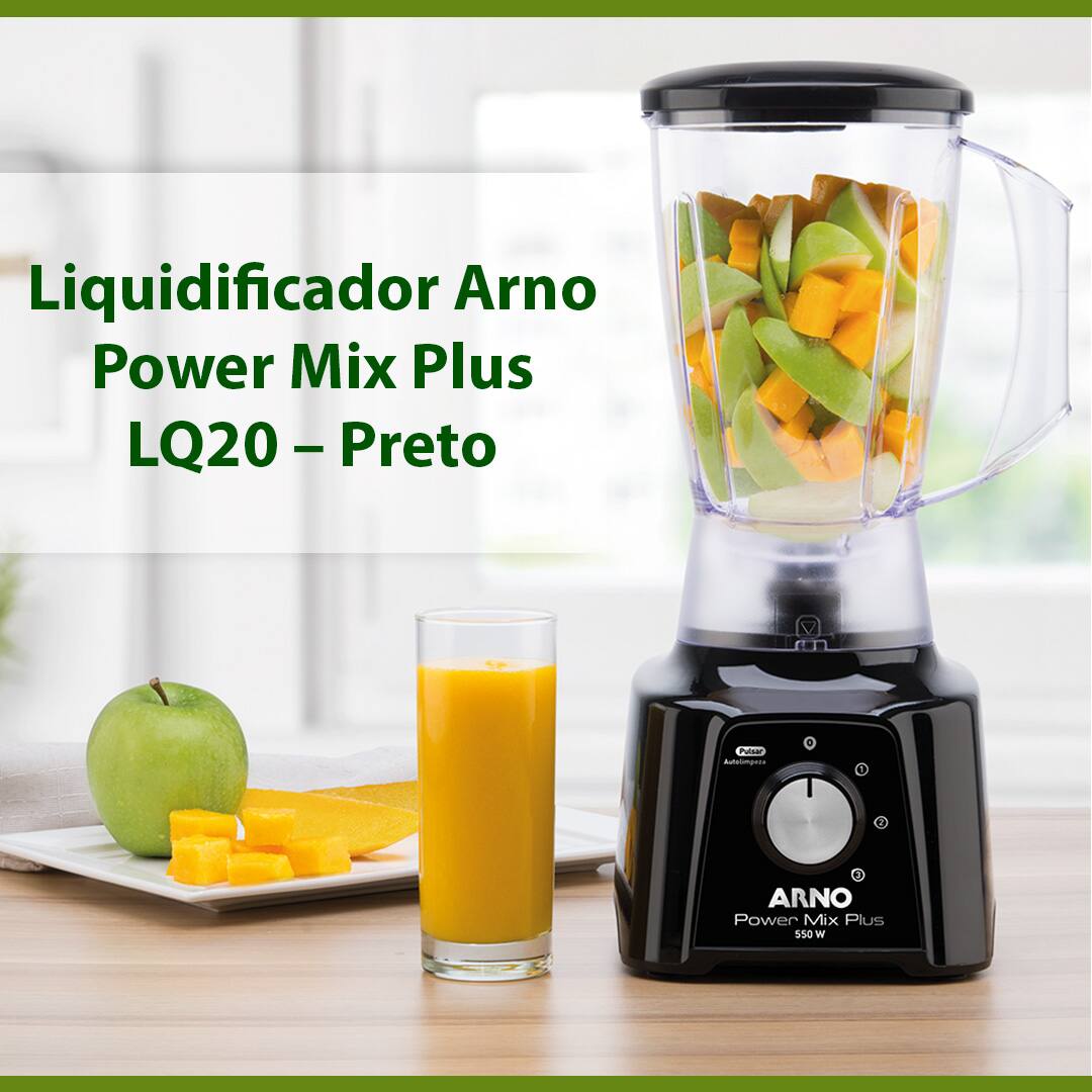 Liquidificador Arno Power Mix Plus LQ20 Preto