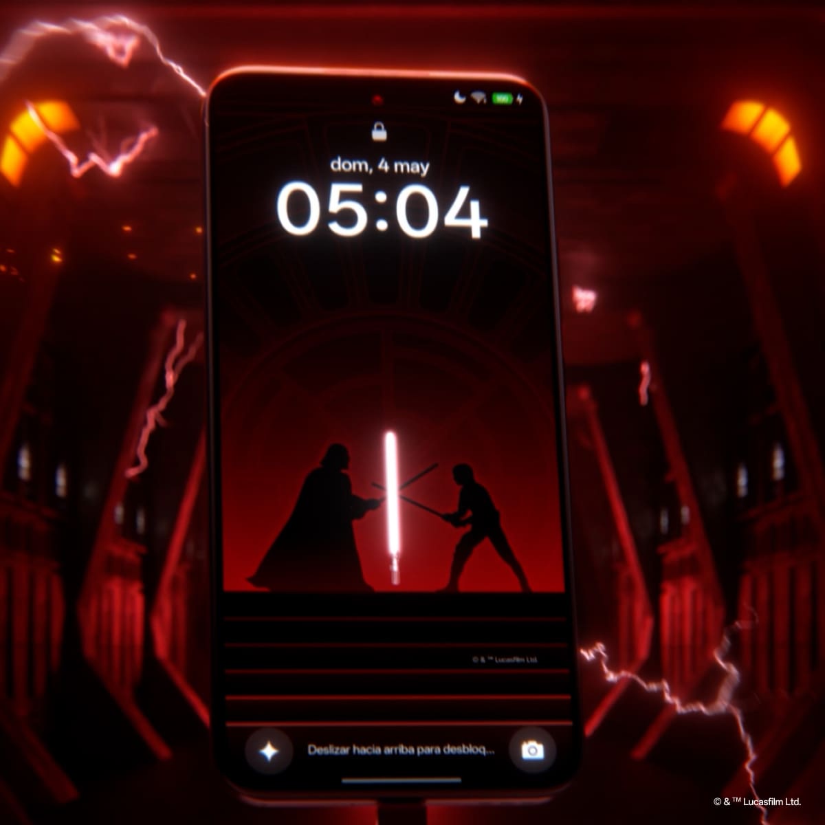 Smartphone OPPO Reno 14F Dark Side Edition 5G Tela 6,57" 256GB Câmera 50MP Preto