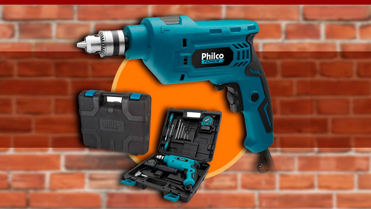 Kit Furadeira Philco PFU01MF 650W