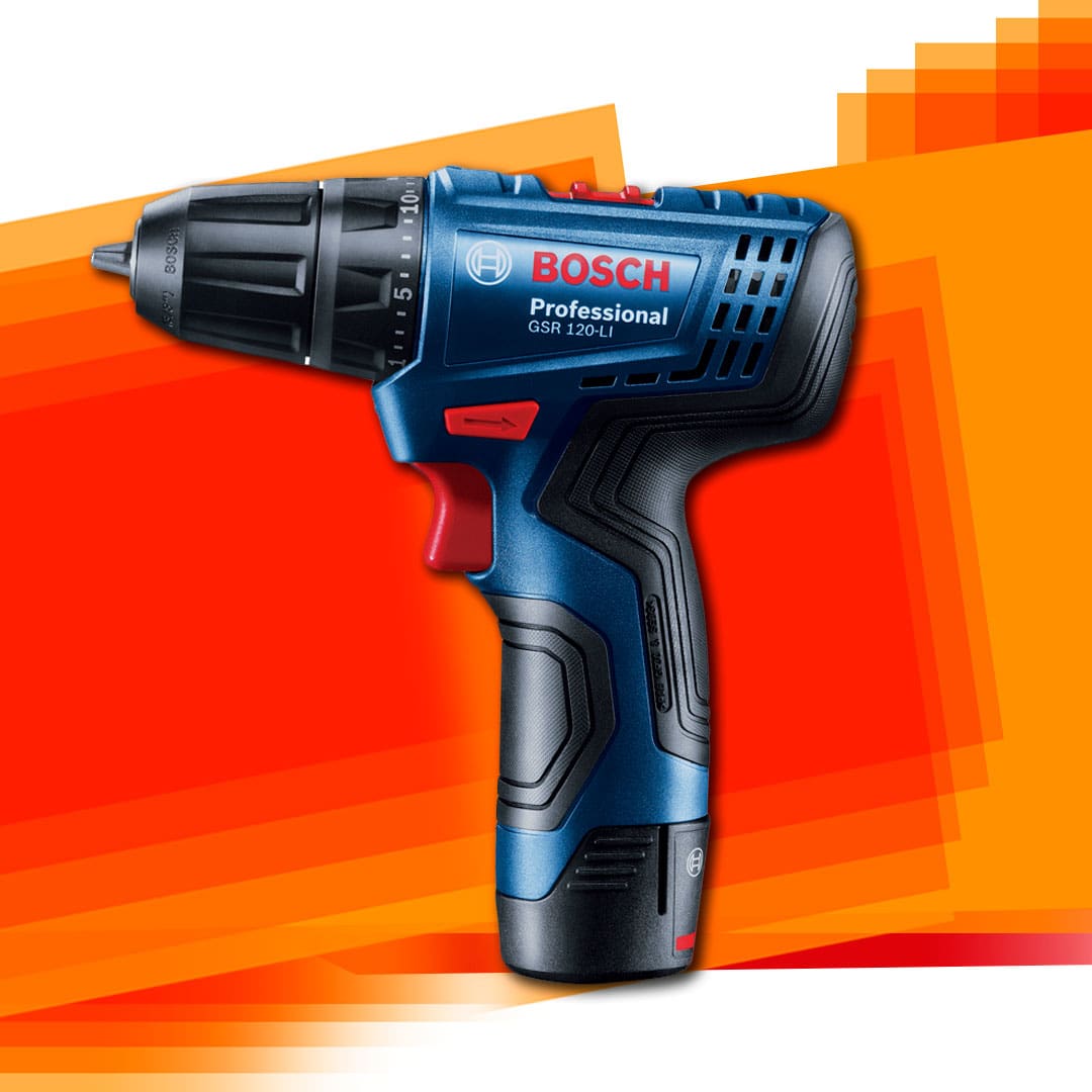Parafusadeira Furadeira Bosch GSR 120-LI  destaque