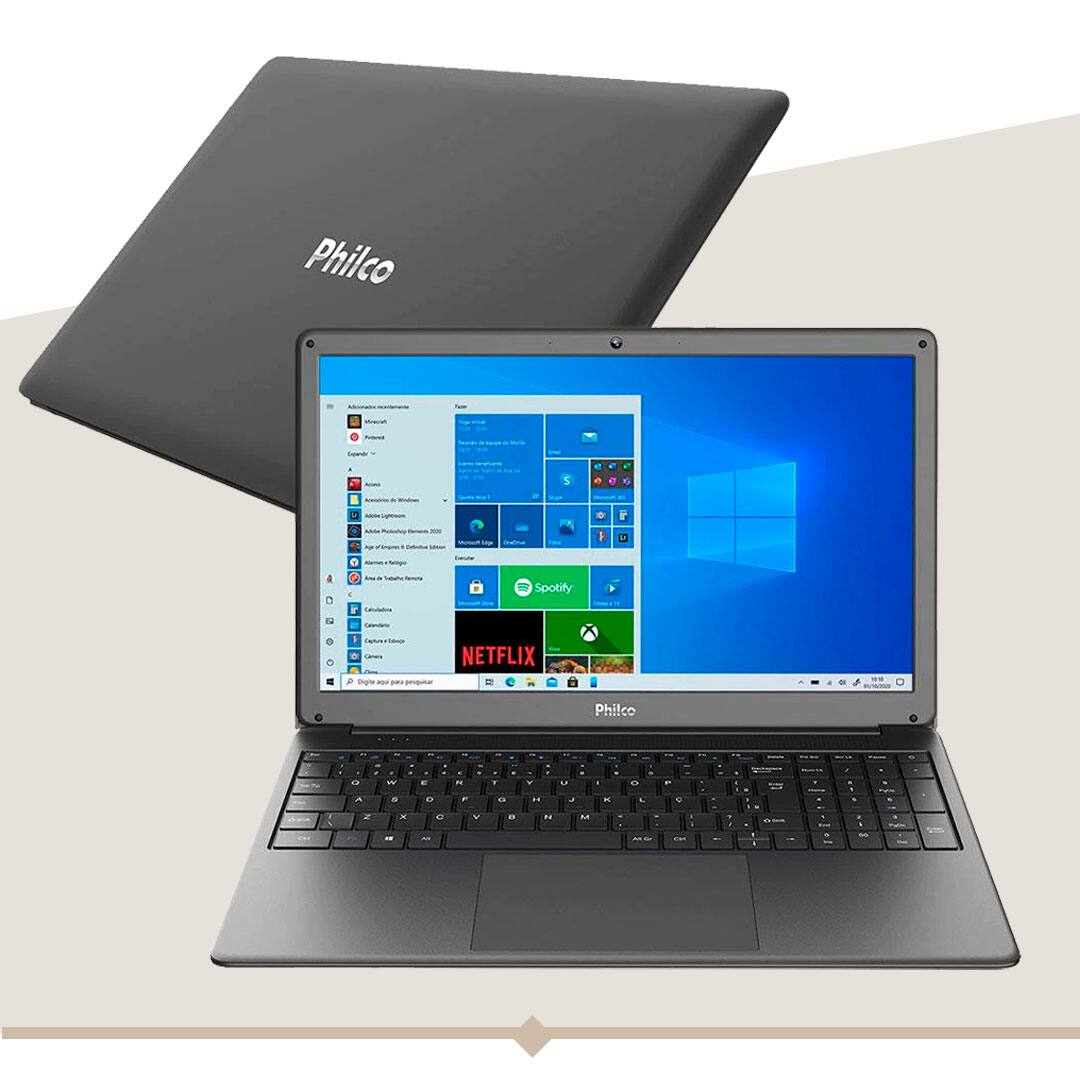 Notebook Philco processador Intel Core i3-5005U 4GB RAM DDR3L disco rígido 1TB
