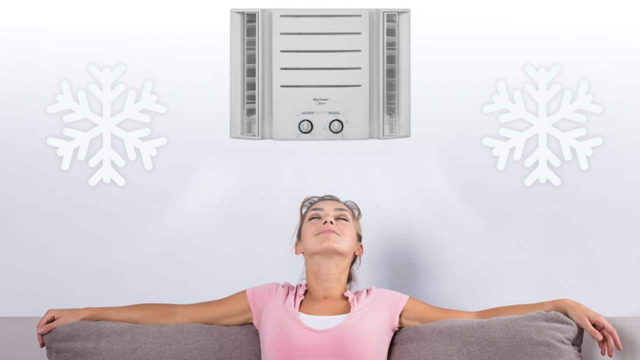 Ar-Condicionado Janela Springer Midea sistema de renovação de ar