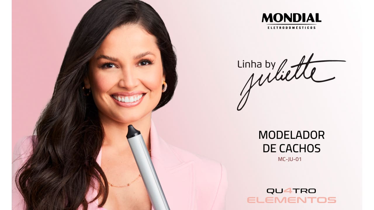 Modelador de Cabelos Mondial By Juliette MC-Ju-01 Golden Rose