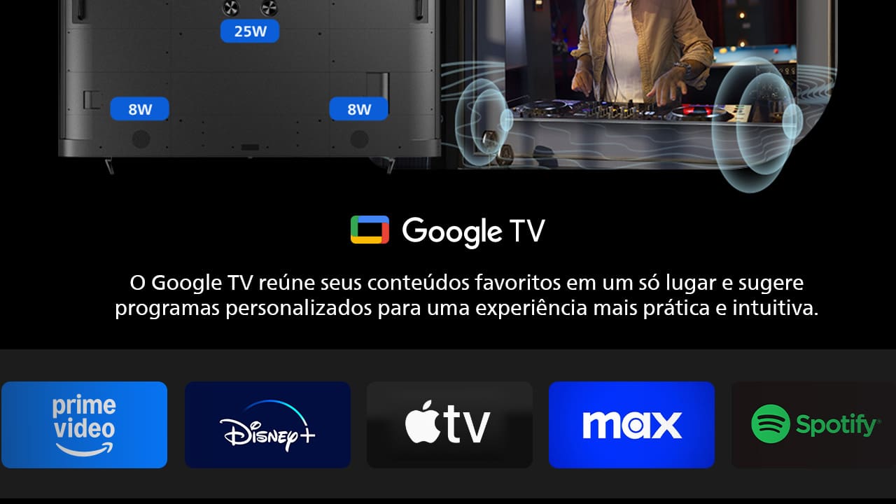 Smart TV 100” 4K Philips 100MLED801 QD MiniLED