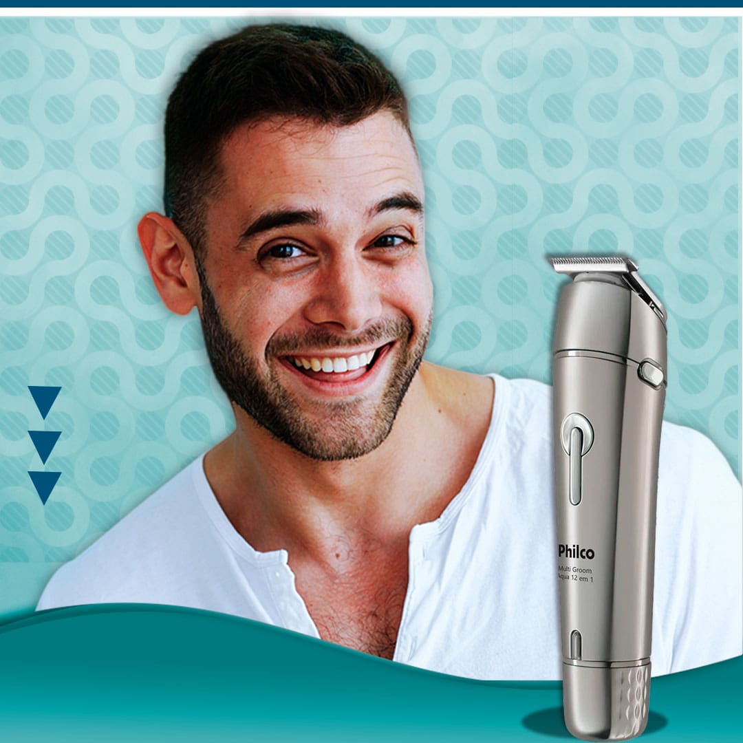 Aparador Pelos Philco Multi Groom Aqua 12 modelo