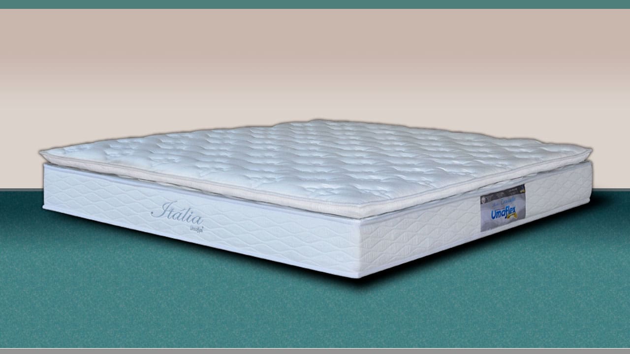 Colchão King Size Umaflex Itália Branco