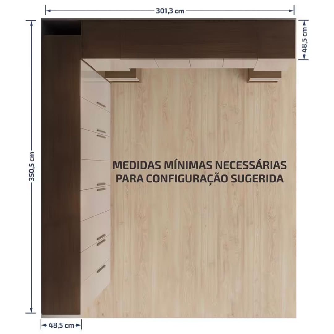 Guarda-roupa 7 Peças