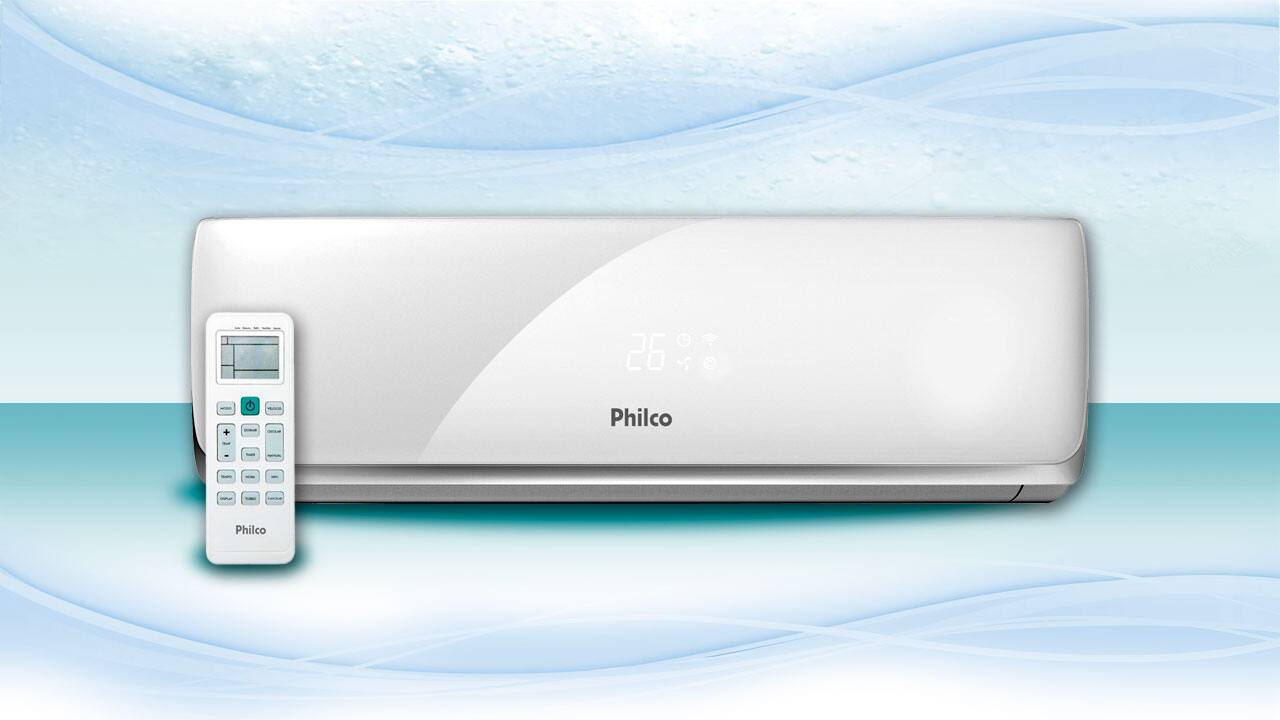 Ar-Condicionado Split detalhe controle remoto