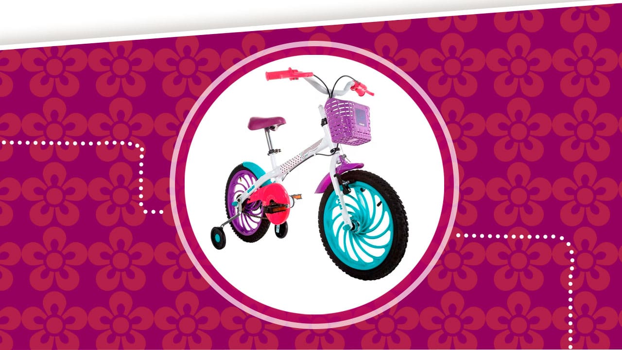 Bicicleta Caloi Ceci Cesto Frontal Corrente