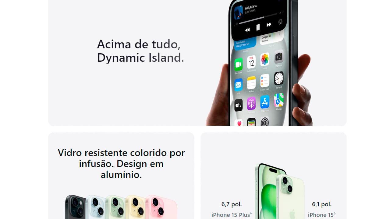 Apple iPhone 15 Plus 128GB - Preto | Ponto