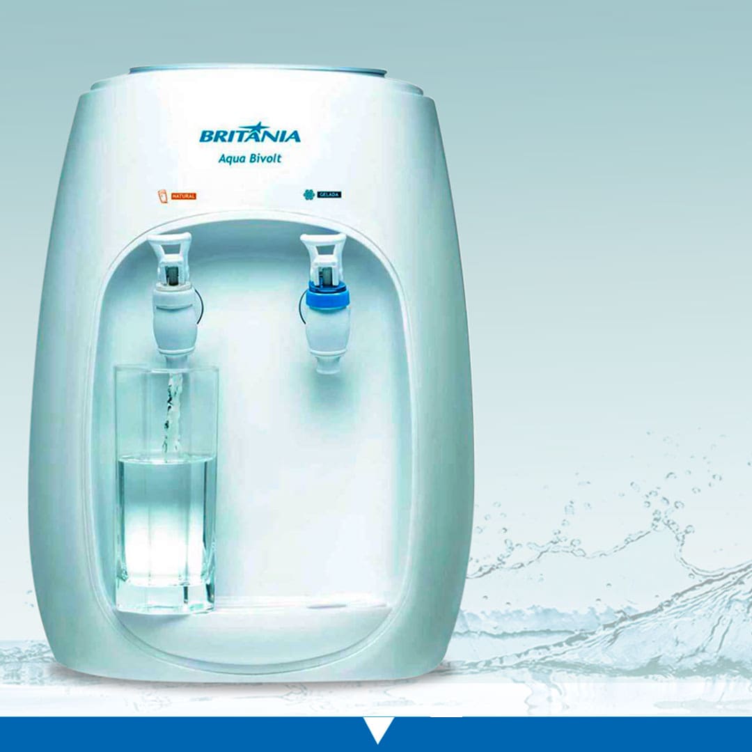 Bebedouro Britânia Aqua Bivolt sistema perfurador