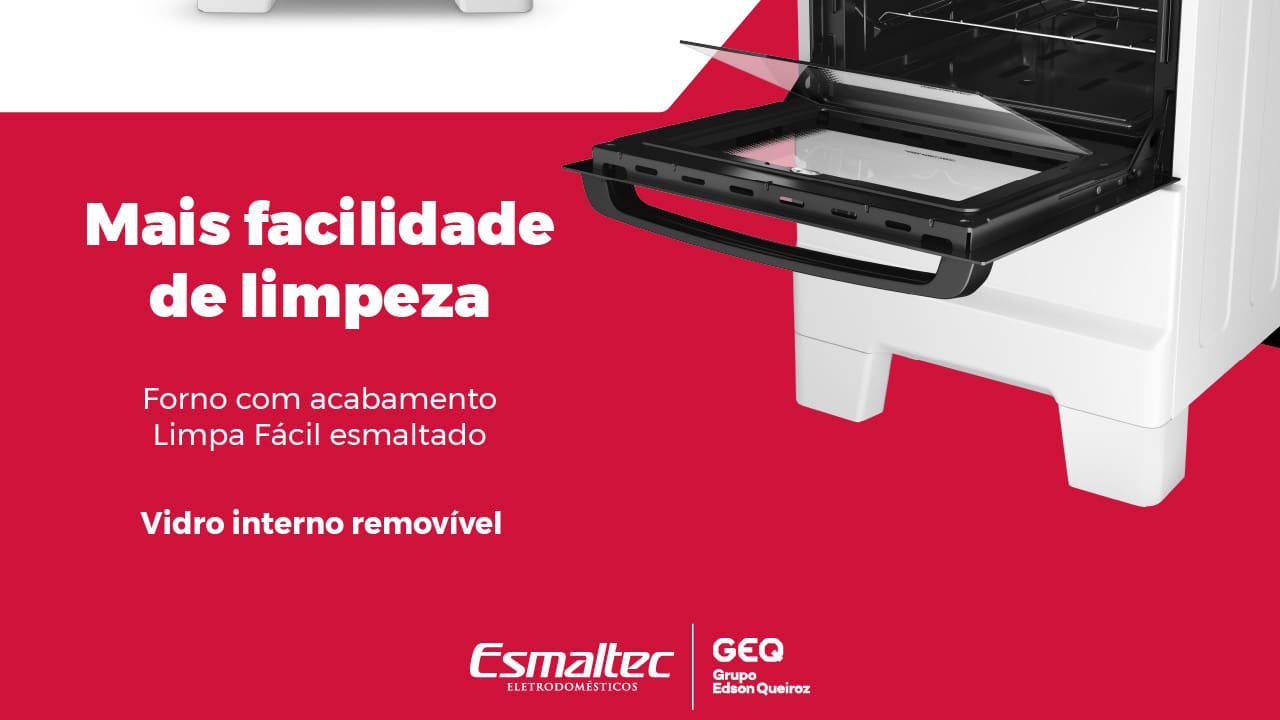 Design Moderno e Funcional O Fogão Esmaltec 4 Bocas traz um visual renovado com mesa em aço inoxidável, proporcionando maior durabilidade e elegância para sua cozinha. Seu novo formato conta com espaldar mais alto, garantindo um toque moderno ao ambiente. Os botões removíveis e o acendimento automático oferecem praticidade no uso diário, facilitando o preparo de suas receitas favoritas.