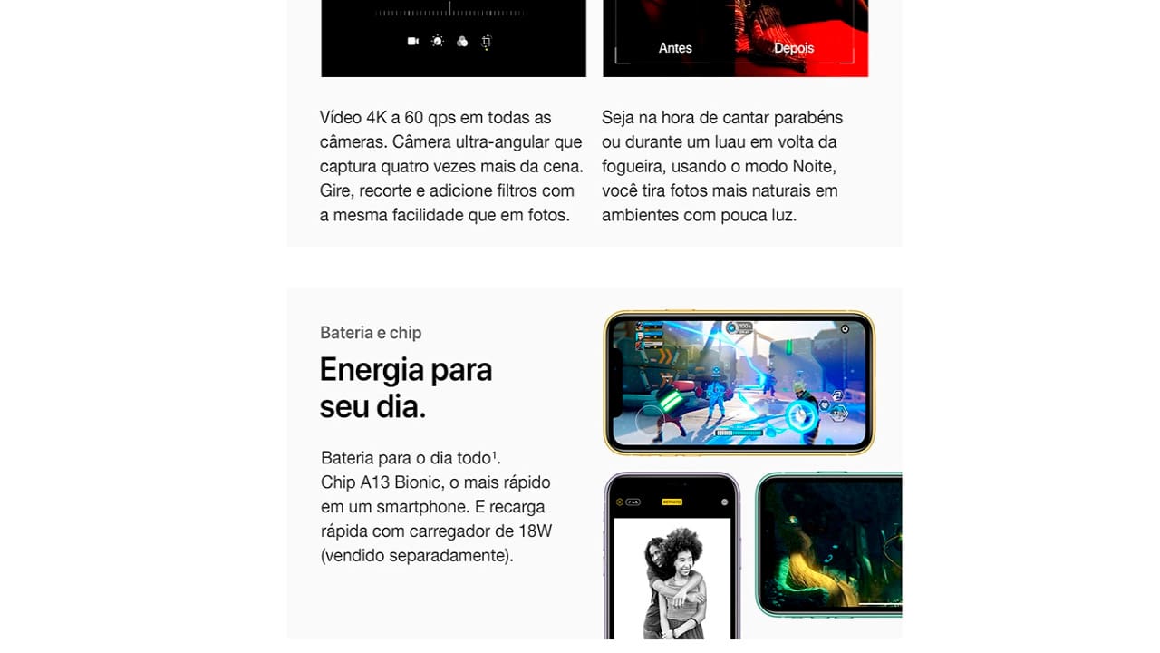 iPhone 11 Apple 128GB Branco