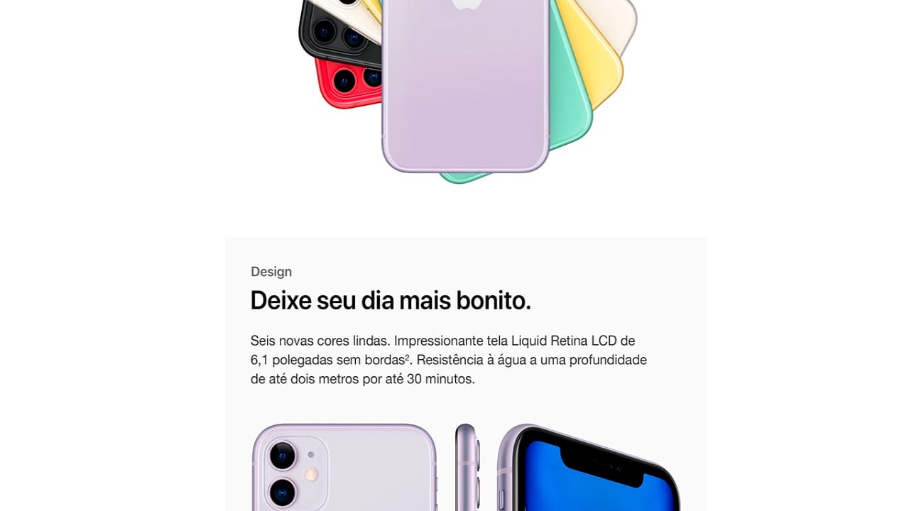 iPhone 11 Apple 128GB Branco