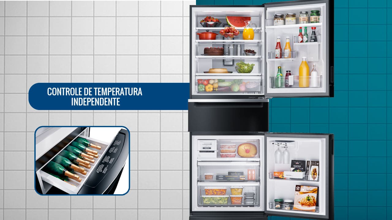 Geladeira Brastemp BRY59CE tecnologia freeze control PRO  