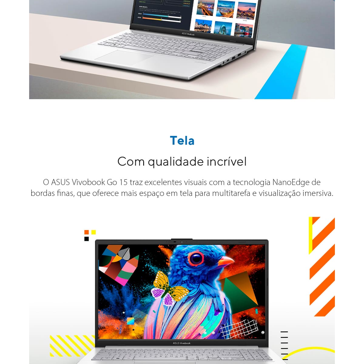 Notebook ASUS Vivobook Go E1504GA 256GB