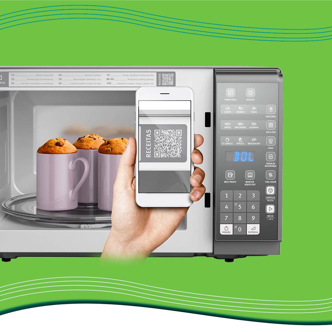 Forno Micro-ondas Electrolux MI41S com leitor QR Code