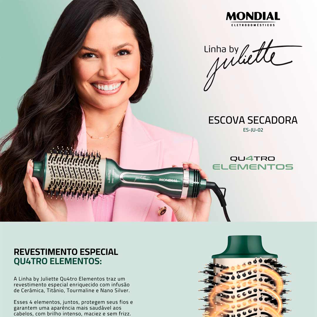 Escova Secadora Mondial by Juliette ES-Ju-02
