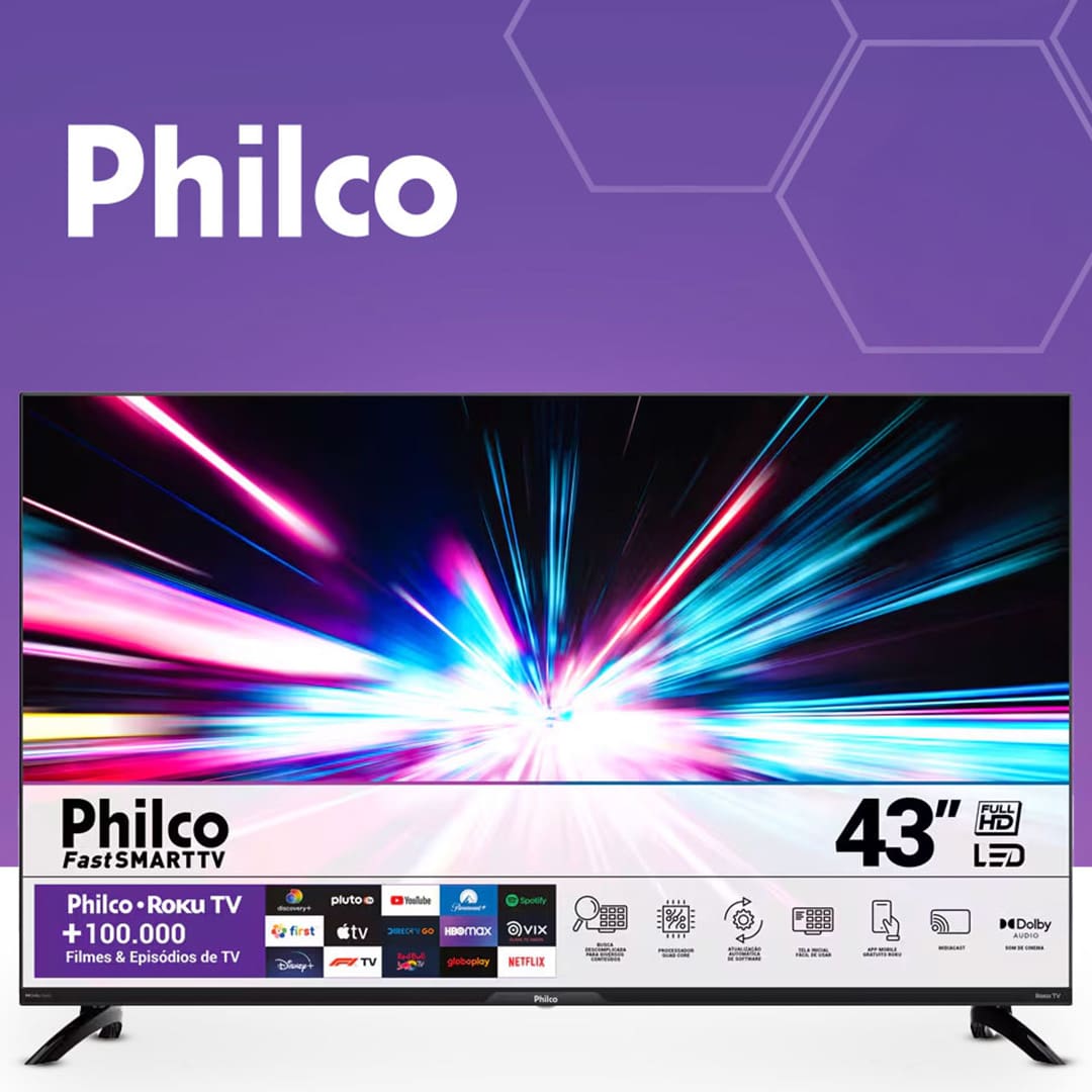 Smart TV 43" Philco PTV43G7ER2CPBLF