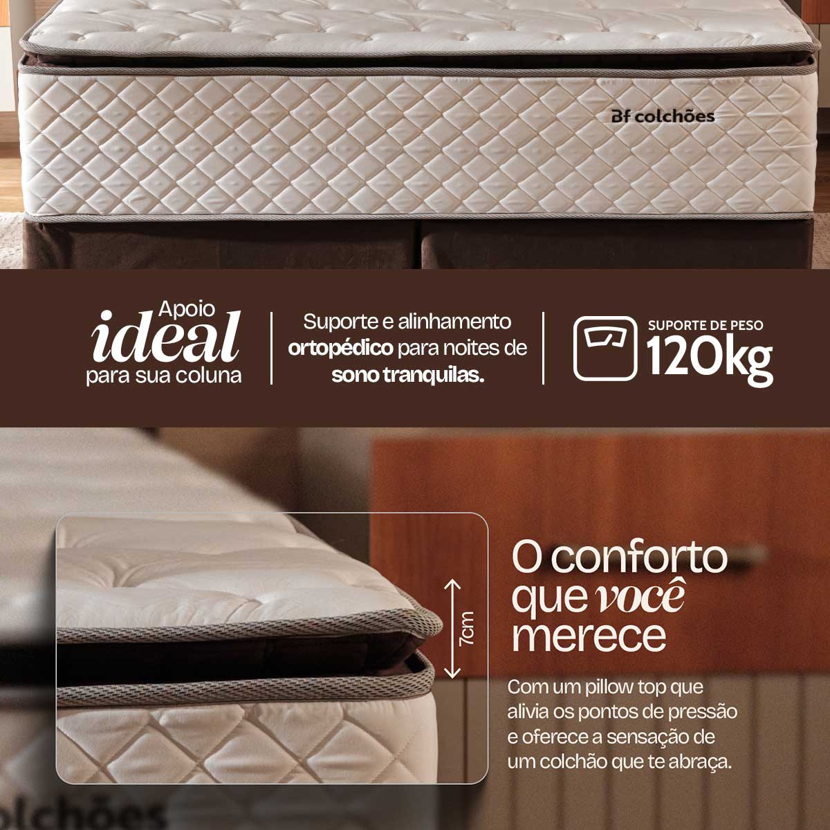 Colchão Premium Sleep BF Colchões