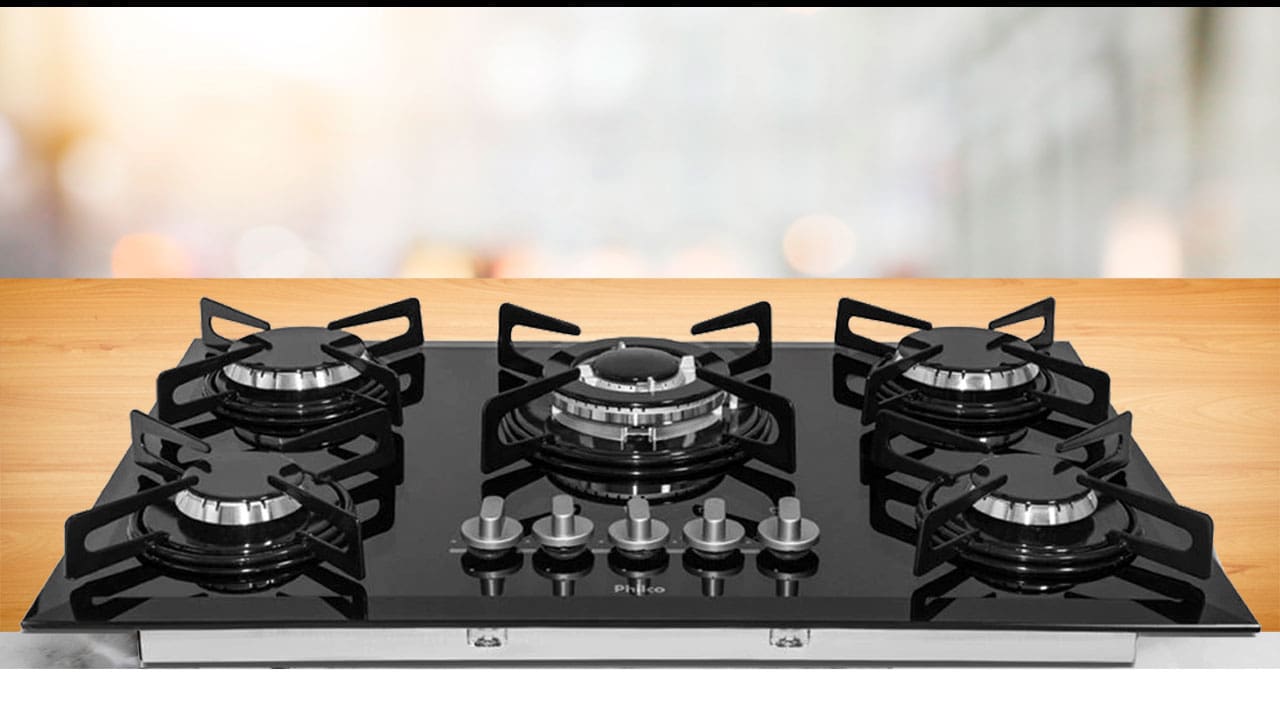 Cooktop a Gás 5 Bocas Philco Tripla Chama