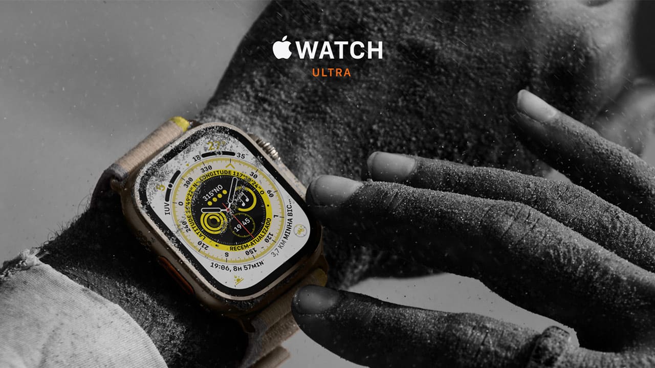 Apple Watch Ultra GPS CEL 49 mm Preta Cinza M/G