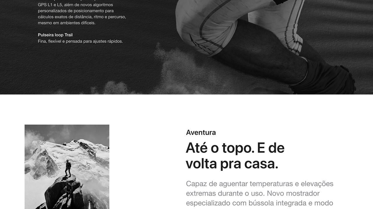 Apple Watch Ultra GPS CEL 49 mm Preta Cinza M/G