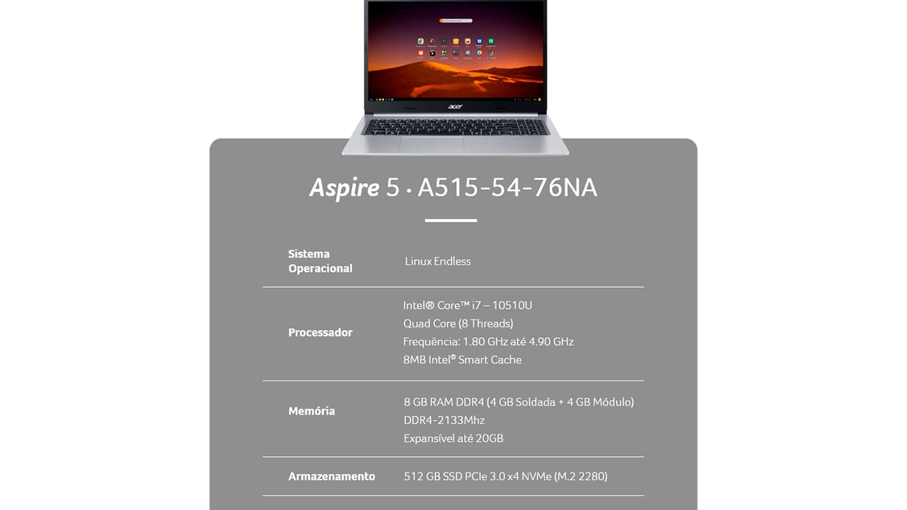 notebook-acer-aspire-5-a515-54-76na