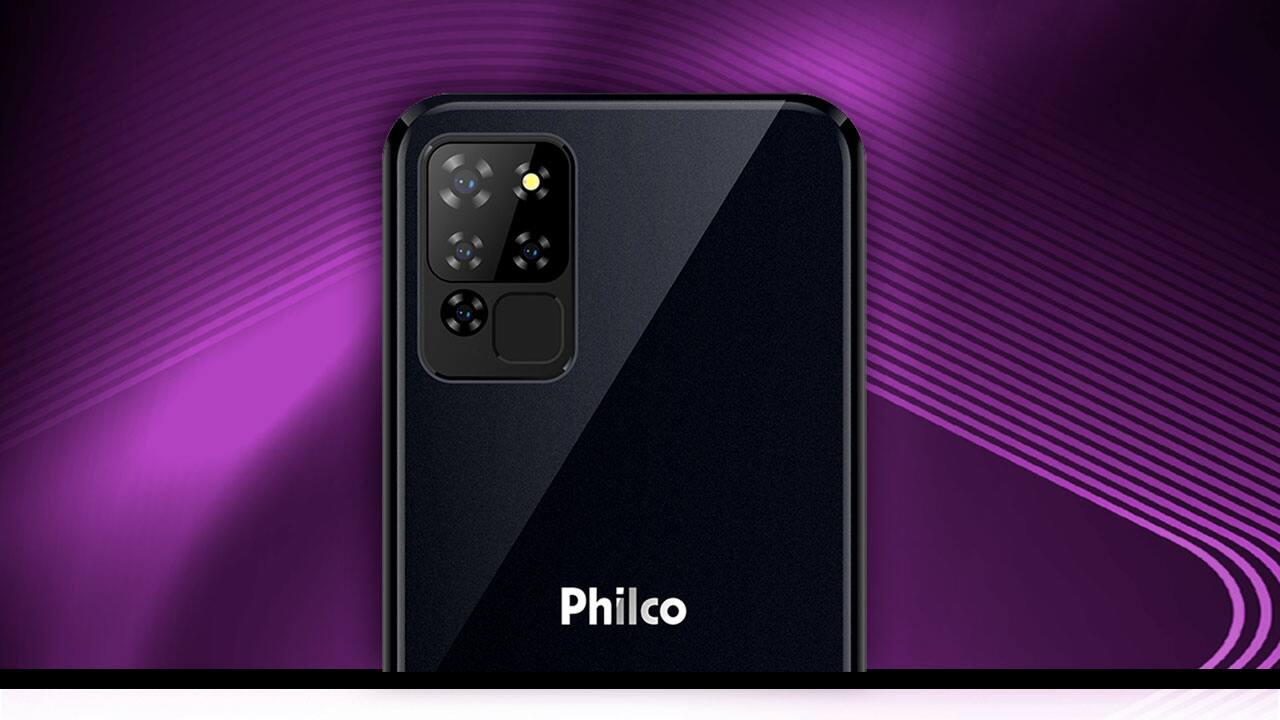 Smartphone Philco Hit P8 com 2 câmeras traseiras