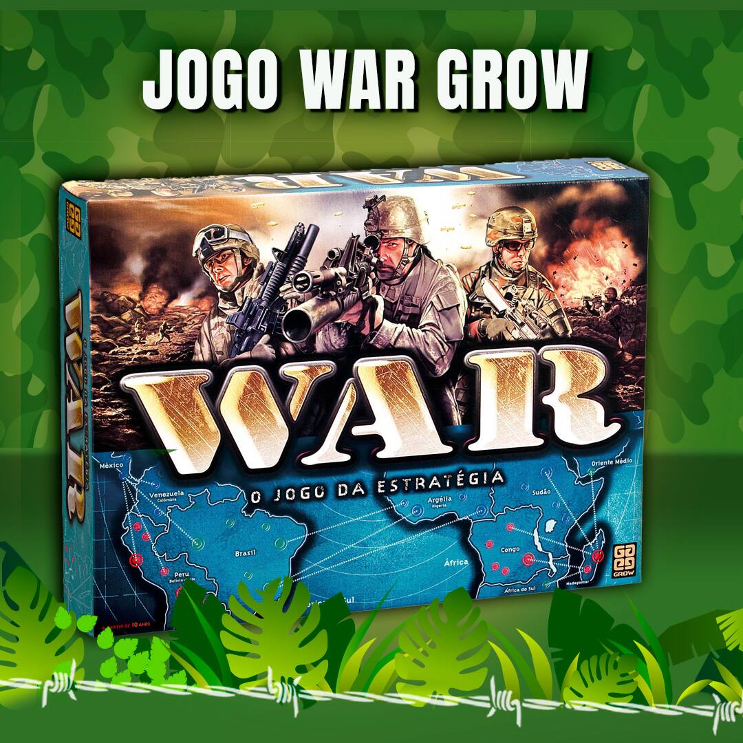 GROW - JOGO WAR EDIÇÃO ESPECIAL NA CAIXA - Jogo em sua