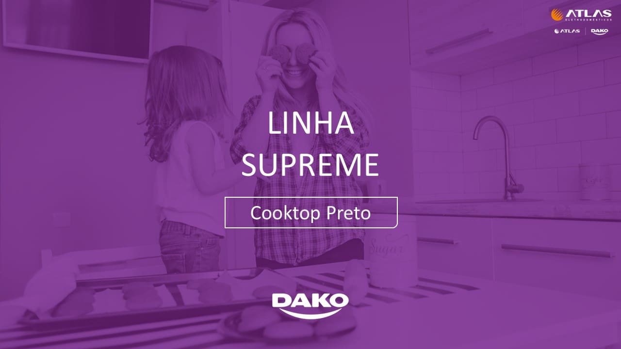 Cooktop a Gás 5 Bocas Dako Supreme